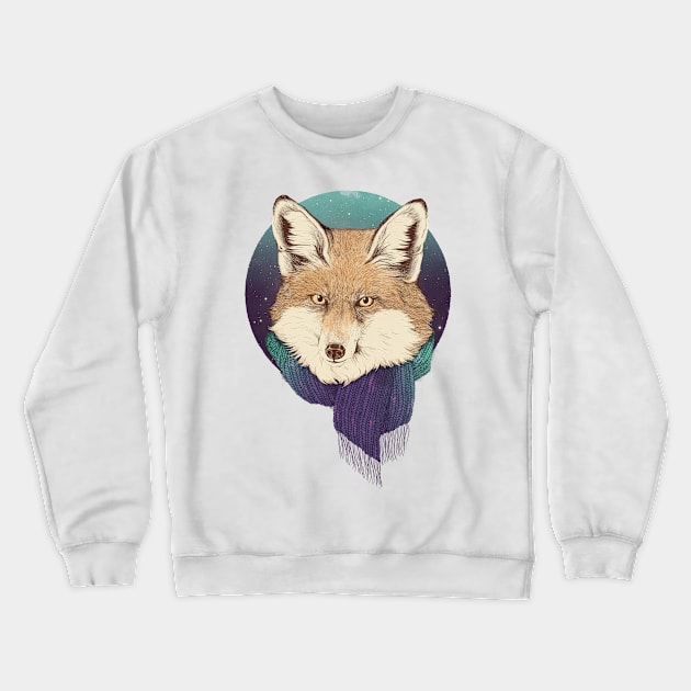 Winter Fox Crewneck Sweatshirt by LauraGraves